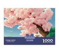 Sinoshow_24085_a_cherry_blossom_tree_two_cats_sitting_under_the_17d608ea-9366-4e49-9905-3ff015e8396e_3 1000 Pezzi Puzzle Stimolante Ed Educativo Puzzle, Imágenes Vibrantes, Rega