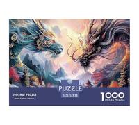 Sinoshow_24085_a_chinese_dragon_and_an_ancient_green-blue_snake_41ef87b7-86f3-4fa2-81c5-2ec7ae0014e6_4 1000 Pezzi Puzzle Difficile, Impegnativo, Quasi Impossibile Gioco Del Puzzle, Juego Familiar Ant