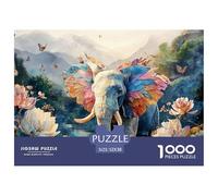 Sinoshow_24085_a_colorful_full-body_elephant_with_vibrant_wings_2e891d38-f906-48e7-9e5f-e871ea8e221a_3 1000 Pezzi Puzzle Difficile, Impegnativo, Quasi Impossibile Gioco Del Puzzle, Juguetes Educativo