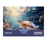 Sinoshow_24085_a_colorful_sea_turtle_swimming_in_an_underwater__a3c3fb08-2e08-4235-b32f-8fc84c46dd9a_1 1000 Pezzi Puzzle Difficile, Impegnativo, Quasi Impossibile Puzzle, Juguetes Educativos Únicos Y