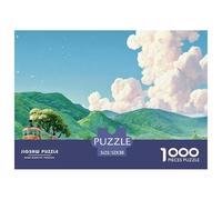 Sinoshow_24085_a_colorful_train_is_running_on_the_grassland_sur_b959f54d-f3cf-44ef-b2e5-93782a718806_3 1000 Pezzi Puzzle Difficile, Impegnativo, Quasi Impossibile Gioco Del Puzzle