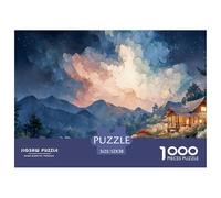 Sinoshow_24085_a_cozy_cabin_nestled_in_the_mountains_surrounded_0f1f832c-af10-4a37-be9f-ba4ad48facd8_2 1000 Pezzi Puzzle Difficile, Impegnativo, Quasi Impossibile Gioco Del Puzzle