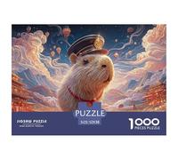 Sinoshow_24085_a_cute_capybara_with_big_eyes_wearing_an_asian-s_9aa11d9d-d741-4939-a853-dabf2cffbe7d_3 1000 Pezzi Puzzle Difficile, Impegnativo, Quasi Impossibile Gioco Del Puzzle, Juego Familiar Ant