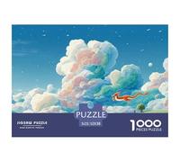 Sinoshow_24085_a_cute_dragon_flying_in_the_sky_surrounded_by_co_81098006-e43d-4654-8c09-daef8d4d7b72_1 1000 Pezzi Puzzle Stimolante Ed Educativo Puzzle, Imágenes Vibrantes, Rega
