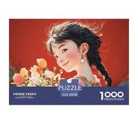 Sinoshow_24085_a_cute_girl_with_black_hair_smiling_and_holding__b6ee357e-21c7-48fa-89e0-c8770e2f6345_1 1000 Pezzi Puzzle Stimolante Ed Educativo Gioco Del Puzzle, Imágenes Vibra