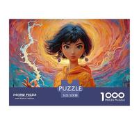 Sinoshow_24085_a_cute_girl_with_short_black_hair_bangs_and_earr_6216f75b-d258-40e6-9e3f-ef6c2f5d87dd_3 1000 Pezzi Puzzle Divertente Ed Emozionante Puzzle, Juguetes Educativos Únicos Y Estimulantes, R
