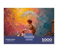 Sinoshow_24085_a_cute_little_boy_in_the_rain_wearing_an_umbrell_5f8bf777-7471-4222-a595-bafa3e60cf13_1 1000 Pezzi Puzzle Divertente Ed Emozionante Puzzle, Juguetes Educativos Únicos Y Estimulantes, U