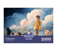 Sinoshow_24085_a_cute_little_girl_wearing_yellow_raincoat_and_b_8ddad7b2-8470-455f-adf9-7a600ace0bbb_4 1000 Pezzi Puzzle Difficile, Impegnativo, Quasi Impossibile Gioco Del Puzzle