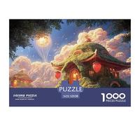 Sinoshow_24085_a_cute_little_house_made_of_green_grass_with_clo_73f66e7e-78f2-4c12-9e7b-46d579151cee_4 1000 Pezzi Puzzle Stimolante Ed Educativo Gioco Del Puzzle, Imágenes Vibra
