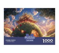 Sinoshow_24085_a_cute_little_house_made_of_green_grass_with_clo_73f66e7e-78f2-4c12-9e7b-46d579151cee_2 1000 Pezzi Puzzle Difficile, Impegnativo, Quasi Impossibile Puzzle, Juego Familiar Anti-Estrés,