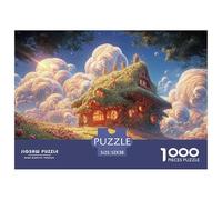Sinoshow_24085_a_cute_little_house_made_of_green_grass_with_whi_ed9e2288-2249-4bad-b8a0-c4f26edfff53_1 1000 Pezzi Puzzle Stimolante Ed Educativo Puzzle, Juguetes Educativos Únicos Y Estimulantes, Un