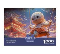 Sinoshow_24085_a_cute_mummy_character_swinging_on_a_tree_swing__3a571a0f-2dae-4193-8415-53e358128c15_1 1000 Pezzi Puzzle Difficile, Impegnativo, Quasi Impossibile Gioco Del Puzzle, Juguetes Educativo