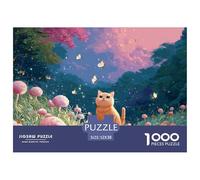 Sinoshow_24085_a_cute_orange_cat_is_playing_in_the_colorful_for_9a957c20-9150-41f5-ba30-275f0e4c5827_3 1000 Pezzi Puzzle Difficile, Impegnativo, Quasi Impossibile Puzzle, Juego Familiar Anti-Estrés,
