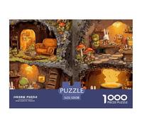 Sinoshow_24085_a_cute_rabbit_frog_and_turtle_living_in_an_under_a55e33a0-c740-439a-9ac2-a4b7843d835c_4 1000 Pezzi Puzzle Difficile, Impegnativo, Quasi Impossibile Puzzle, Juguetes Educativos Únicos Y