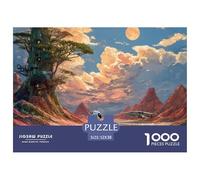 Sinoshow_24085_a_cute_white_robot_and_green_alien_standing_on_t_4d5710d2-a839-4b78-acbd-1ffddb500479_1 1000 Pezzi Puzzle Difficile, Impegnativo, Quasi Impossibile Puzzle, Juego Familiar Anti-Estrés,