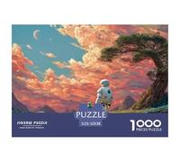 Sinoshow_24085_a_cute_white_robot_and_green_alien_standing_on_t_cbbc6a6e-add4-4a46-8367-9cbef653228d_2 1000 Pezzi Puzzle Stimolante Ed Educativo Puzzle, Juguetes Educativos Únicos Y Estimulantes, Reg