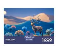 Sinoshow_24085_a_deer_with_colorful_floral_patterns_in_the_styl_7f6ef87d-212b-4474-8b75-74762f7cbfd2_1 1000 Pezzi Puzzle Difficile, Impegnativo, Quasi Impossibile Gioco Del Puzzle