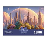 Sinoshow_24085_a_digital_art_piece_of_the_chicago_skyline_with__c567a7f6-5ff7-41f4-819f-23f31496ade1_2 1000 Pezzi Puzzle Stimolante Ed Educativo Gioco Del Puzzle, Juguetes Educativos Únicos Y Estimul