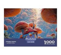 Sinoshow_24085_a_fantasy_forest_with_mushroom-shaped_houses_fan_21f7e2c6-79a0-4477-bf82-df895265d1e4_3 1000 Pezzi Puzzle Divertente Ed Emozionante Puzzle, Imágenes Vibrantes, Un