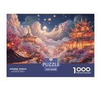 Sinoshow_24085_a_fantasy_world_with_waterfalls_purple_cherry_bl_933186a3-72a4-4632-9237-cff114dfe97d_2 1000 Pezzi Puzzle Difficile, Impegnativo, Quasi Impossibile Gioco Del Puzzle