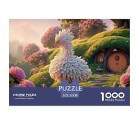 Sinoshow_24085_a_fluffy_white_chicken_stands_on_the_green_grass_8d44fd86-3ad2-4865-a7f1-ac021fc0d0d0_2 1000 Pezzi Puzzle Difficile, Impegnativo, Quasi Impossibile Puzzle, Juego Familiar Anti-Estrés,
