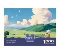 Sinoshow_24085_a_freight_train_with_cargo_carriages_is_moving_o_819db826-e92a-4efe-a708-ea49e177417d_1 1000 Pezzi Puzzle Difficile, Impegnativo, Quasi Impossibile Puzzle, Juguetes Educativos Únicos Y