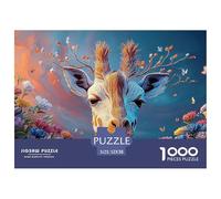 Sinoshow_24085_a_full-body_portrait_of_a_happy_giraffe_in_the_s_c7ab021e-9276-426f-aebe-36254db500f3_3 1000 Pezzi Jigsaw Puzzle Difficile, Impegnativo, Quasi Impossibile Gioco Del Puzzle, Juguetes Ed