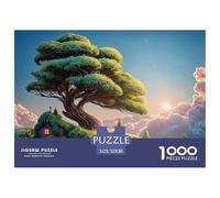 Sinoshow_24085_a_giant_tree_with_lush_green_leaves_in_the_style_256b760f-efd8-4ac4-94b6-8ad40ca019ba_4 1000 Pezzi Jigsaw Puzzle Difficile, Impegnativo, Quasi Impossibile Gioco Del Puzzle, Juego Famil