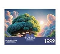 Sinoshow_24085_a_giant_tree_with_lush_green_leaves_pixar_style__b4dc1423-5fc9-4a3b-aca9-2fa81a334da5_4 1000 Pezzi Jigsaw Puzzle Difficile, Impegnativo, Quasi Impossibile Gioco Del Puzzle, Regalo De N