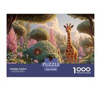 Sinoshow_24085_a_giraffe_stands_in_the_forest_surrounded_by_pin_1f553aeb-75d3-48aa-8be7-403c5f69b367_3 1000 Pezzi Puzzle Difficile, Impegnativo, Quasi Impossibile Gioco Del Puzzle, Juego Familiar Ant