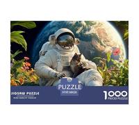 Sinoshow_24085_a_handsome_astronaut_in_a_white_space_suit_sitti_b57b6de7-4e8b-45e9-95ee-d8a72fca4f20_3 1000 Pezzi Puzzle Difficile, Impegnativo, Quasi Impossibile Puzzle, Juguetes Educativos Únicos Y