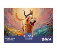 Sinoshow_24085_a_happy_smiling_cat_rides_on_the_back_of_an_eleg_863aa687-cb00-40ff-92ce-5678c73d5724_4 1000 Pezzi Puzzle Divertente Ed Emozionante Gioco Del Puzzle, Imágenes Vib