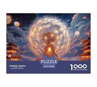 Sinoshow_24085_a_large_dandelion_flower_with_lights_inside_the__9ceb8cf2-4a3d-448e-b100-a6542da58ea1_1 1000 Pezzi Puzzle Difficile, Impegnativo, Quasi Impossibile Puzzle, Imágen