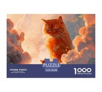Sinoshow_24085_a_large_orange_cat_is_stepping_on_the_small_kitt_619836ba-49f5-4c41-b80a-bdce54b18584_1 1000 Pezzi Puzzle Divertente Ed Emozionante Gioco Del Puzzle, Juguetes Educativos Únicos Y Estim