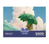 Sinoshow_24085_a_little_girl_holding_an_umbrella_made_of_green__6e4e491a-e713-4766-b7bc-ef77acbef740_3 1000 Pezzi Puzzle Stimolante Ed Educativo Gioco Del Puzzle, Juguetes Educativos Únicos Y Estimul