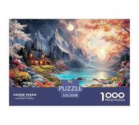 Sinoshow_24085_a_log_cabin_in_the_distance_a_winding_path_leadi_132c7bd5-b91e-488b-89f0-bced5248b6b1_1 1000 Pezzi Puzzle Difficile, Impegnativo, Quasi Impossibile Gioco Del Puzzle, Juego Familiar Ant