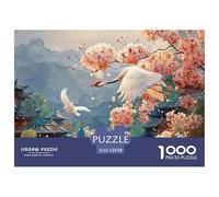 Sinoshow_24085_a_pink_cherry_tree_blooms_in_the_distance_and_wh_13271ede-690c-475c-ab4d-746cc3a3bfb0_3 1000 Pezzi Puzzle Stimolante Ed Educativo Gioco Del Puzzle, Juguetes Educativos Únicos Y Estimul
