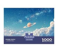 Sinoshow_24085_a_planet_with_rings_orbiting_around_it_in_the_ba_bd1b0c0a-78ef-4215-b8d8-435eb3c61904_1 1000 Pezzi Puzzle Stimolante Ed Educativo Gioco Del Puzzle, Imágenes Vibra