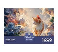 Sinoshow_24085_a_red_cat_is_stepping_on_the_clouds_with_golden__3252a9a3-a550-442f-9781-8a745563f3e0_3 1000 Pezzi Puzzle Difficile, Impegnativo, Quasi Impossibile Puzzle, Juego Familiar Anti-Estrés,