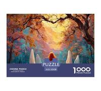 Sinoshow_24085_a_red-haired_woman_sits_under_an_oak_tree_in_the_ef4285af-5b1f-47be-a389-92110d1480e7_1 1000 Pezzi Jigsaw Puzzle Difficile, Impegnativo, Quasi Impossibile Gioco Del Puzzle, Regalo De N