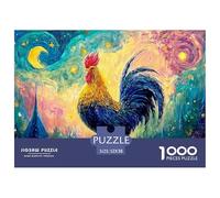 Sinoshow_24085_a_rooster_with_feathers_made_of_colorful_silk_in_ac94eccf-35b5-477f-8b2c-4e78aad40c98_1 1000 Pezzi Puzzle Divertente Ed Emozionante Gioco Del Puzzle, Juguetes Educativos Únicos Y Estim