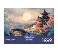 Sinoshow_24085_a_scene_of_an_ancient_bridge_with_cherry_blossom_4fb9cdf4-ce18-4442-a715-d03c34f98884_2 1000 Pezzi Puzzle Difficile, Impegnativo, Quasi Impossibile Gioco Del Puzzle, Juego Familiar Ant