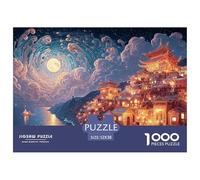 Sinoshow_24085_a_small_italian_village_with_the_sea_in_the_back_ffb53d0e-bdaf-41dd-a711-8e347a111a4a_1 1000 Pezzi Puzzle Stimolante Ed Educativo Gioco Del Puzzle, Juguetes Educativos Únicos Y Estimul