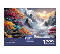 Sinoshow_24085_a_stone_path_leading_to_the_top_of_mount_huang_w_f8c0a864-30fd-4b11-bc5e-2be54700342b_1 (1) 1000 Pezzi Puzzle Difficile, Impegnativo, Quasi Impossibile Puzzle, Juego Familiar Anti-Estr