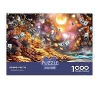 Sinoshow_24085_a_swarm_of_golden_coins_and_dollar_bills_flying__5b8a3260-acb7-4a12-abb5-ff2fc1349cb0_4 1000 Pezzi Puzzle Stimolante Ed Educativo Gioco Del Puzzle, Imágenes Vibra