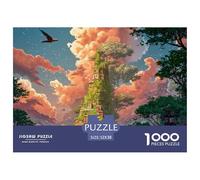 Sinoshow_24085_a_tall_building_covered_in_trees_and_vines_in_th_e916ff6d-0332-4112-b9a0-4ae74c23ae3d_4 1000 Pezzi Puzzle Stimolante Ed Educativo Puzzle, Juguetes Educativos Únicos Y Estimulantes, Un