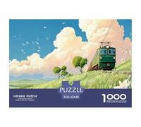 Sinoshow_24085_a_train_on_the_road_surrounded_by_green_fields_i_ce1e670a-40c4-4b78-a7b6-e3420f6456cd_1 1000 Pezzi Puzzle Divertente Ed Emozionante Gioco Del Puzzle, Juguetes Educativos Únicos Y Estim