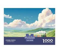 Sinoshow_24085_a_train_with_cargo_carriages_is_moving_on_the_gr_b2a66cfd-ff30-44c1-bc1d-118ba7ccbd3a_4 1000 Pezzi Puzzle Stimolante Ed Educativo Puzzle, Imágenes Vibrantes, Rega