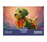 Sinoshow_24085_a_vegetable_dog_green_in_color_against_a_white_b_3790986a-89df-4e8a-be5b-04b7fec50e68_1 1000 Pezzi Jigsaw Puzzle Difficile, Impegnativo, Quasi Impossibile Gioco Del Puzzle, Juguetes Ed