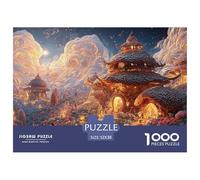 Sinoshow_24085_a_whimsical_fantasy_village_with_cute_gnomes_coz_3f67185a-076d-405f-a6f7-539ca55b8e69_4 1000 Pezzi Puzzle Stimolante Ed Educativo Puzzle, Juego Familiar Anti-Estrés, Un Gioco Che Unisc